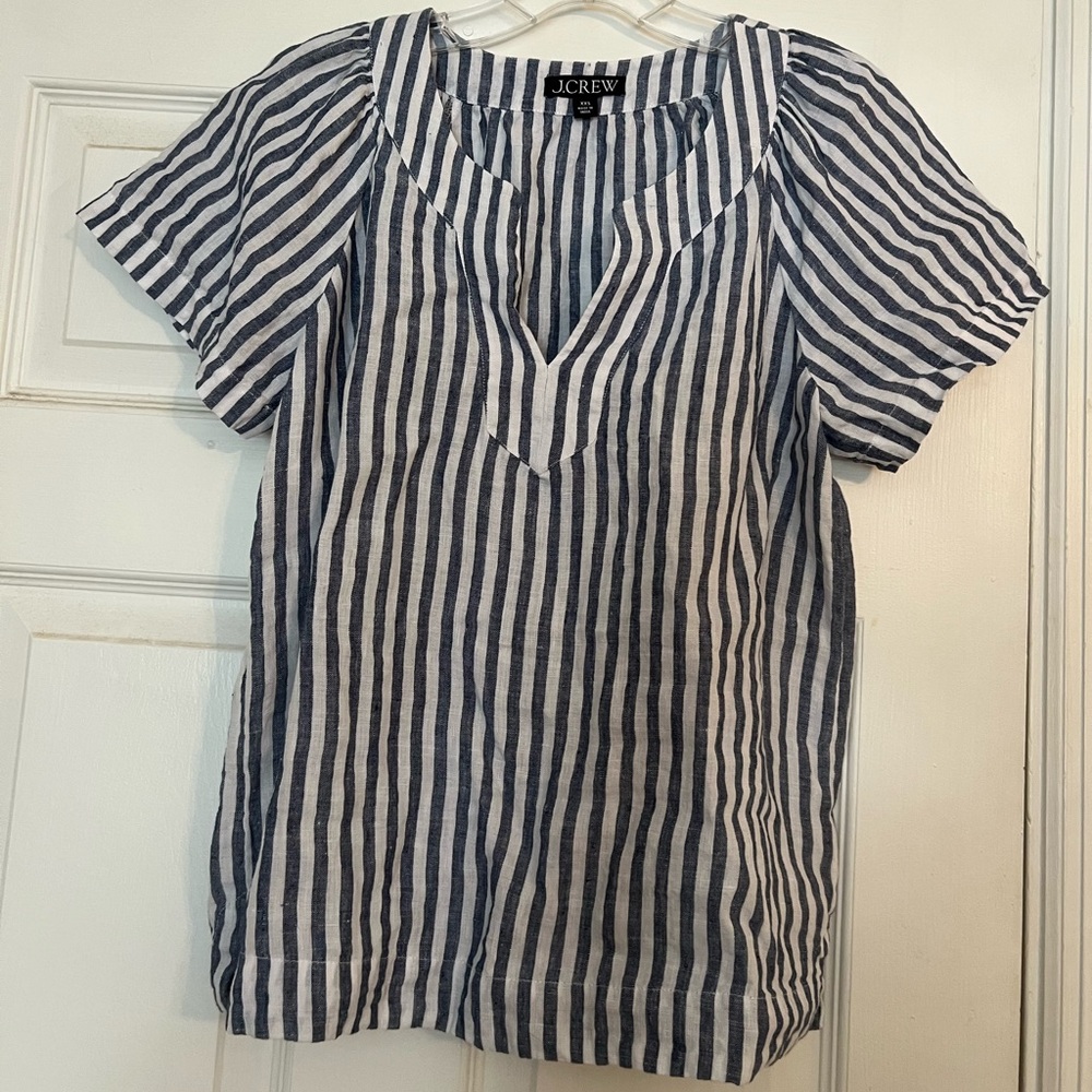 J. Crew linen top